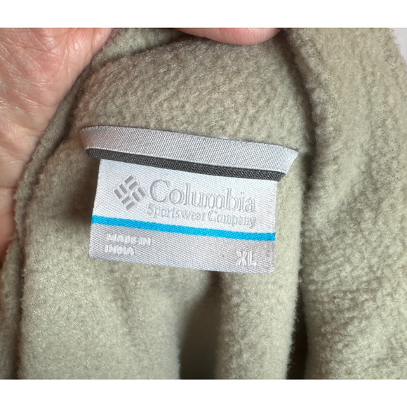 Columbia Men’s XL Gray Full Zip Fleece Jacket - Picture 4 of 5